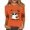 White-A-80706aa, variant on Trgacdwlo Halloween Shirts for Women 3/4 Sleeve Funny Pumpkin Graphic Women's Crew Neck Shirts Funny Ghost Graphic Fall Pullover Shirts S
