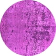 thumbnail image 1 of Ahgly Company Indoor Round Oriental Pink Industrial Area Rugs, 7' Round, 1 of 4
