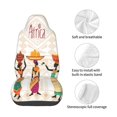 thumbnail image 3 of Salouo Black African Woman Print Automotive Seat Covers, Universal Fit Anti-Slip Bucket Seat Protector for Cars,Vehicle Seat Protector for Front Seats, 3 of 5