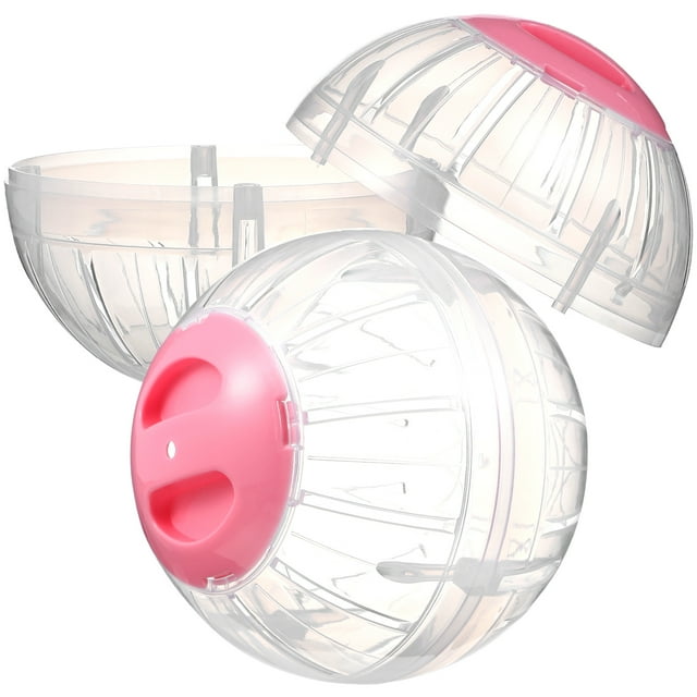 2 pelotas de ejercicio para hámster, pelotas para correr para animales pequeños, suministros para mascotas, accesorios para correr para hámster.