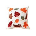 thumbnail image 5 of 2pcs Plush 3D Fall Pumpkin Maple leaf Throw Pillows Covers,Thanksgiving Halloween Fall Decor,Fall Pillow Covers for Home Sofa Couch Bed, 5 of 5
