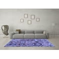 thumbnail image 3 of Ahgly Company Indoor Rectangle Oriental Blue Modern Area Rugs, 5' x 7', 3 of 4