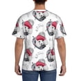 thumbnail image 3 of Vsdgher Cute Poodle Dog Print Men's Dry Fit Mesh Athletic Shirts Moisture Wicking Tennis T-Shirt Tops, 3 of 9
