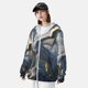 thumbnail image 3 of Balery Mountain White Dragon Sudadera ligera de manga larga con capucha y protección solar UPF 50+ para hombre y mujer, ideal para pesca y running-X-Large, 3 of 7