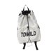thumbnail image 5 of Mochila con cordón, bolsa de nailon informal con bolsillos, portátil, para playa, 5 of 8