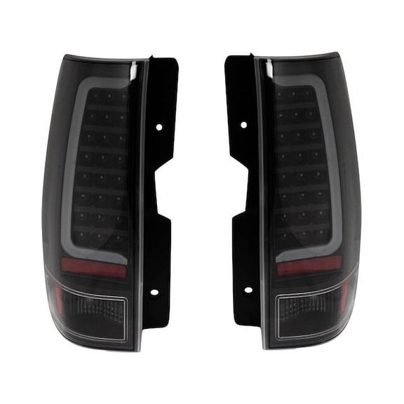 Tail Light Set 2 Piece - Compatible with 2007 - 2014 Chevy Tahoe 2008 2009 2010 2011 2012 2013