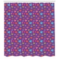 thumbnail image 3 of Hearts Shower Curtain, Colorful Big Hearts Covered with Little Ones Romantic Sweet Valentines Day Print, Fabric Bathroom Set with Hooks, 69W X 70L Inches, Multicolor, by Ambesonne, 3 of 3