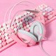thumbnail image 4 of Matsuzay Somic Auriculares con cable Linda interfaz USB LED Auriculares para juegos para niñas Juegos de teclado y mouse para computadora, 4 of 6