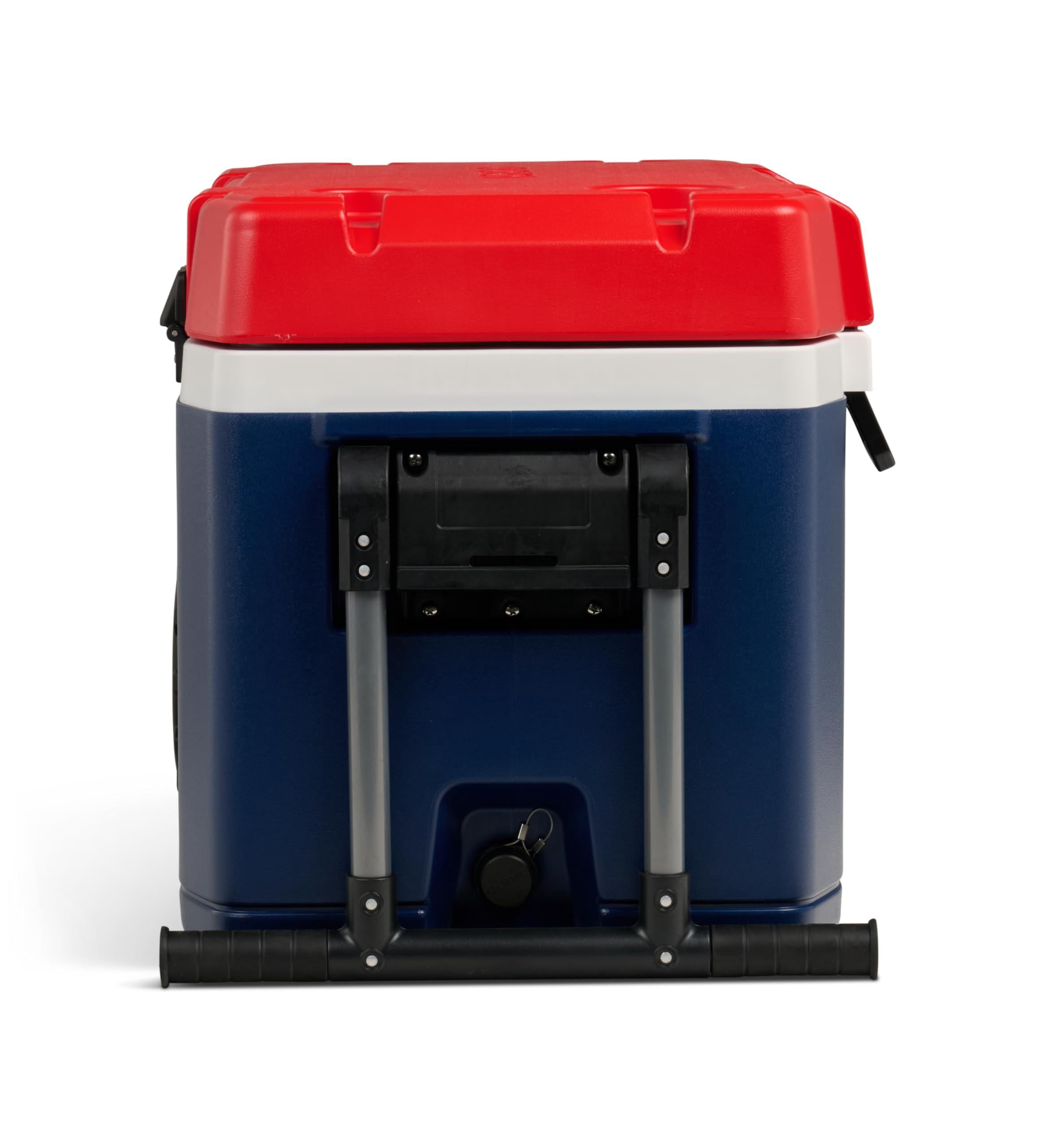 Trailmate 75qt Wheeled Cooler  Insulated Hard Shell Ice Chest Americana