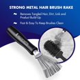 thumbnail image 2 of LAICAIW Spornette Hair Brush Cleaner Rake Tool, 2 of 7