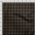 thumbnail image 3 of oneOone Cotton Silk Fabric Check & Triangle Ikat Decor Fabric Printed BTY 42 Inch Wide, 3 of 4