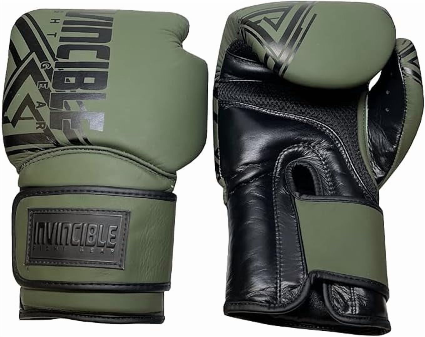 All Leather Pro Hybrid Boxing Gloves for Men & Women, Kickboxing, MMA, Muay Thai, Heavy Bag & Mitt Work – Durable, Breathable, Shock-Absorbing, 12oz