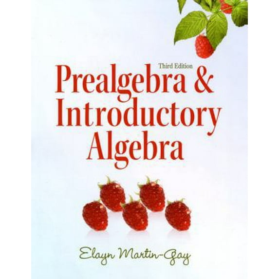 Pre-Owned Prealgebra & Introductory Algebra (3rd Edition) (The Martin-Gay Paperback Series) (Paperback) 1256457760 9780321644909