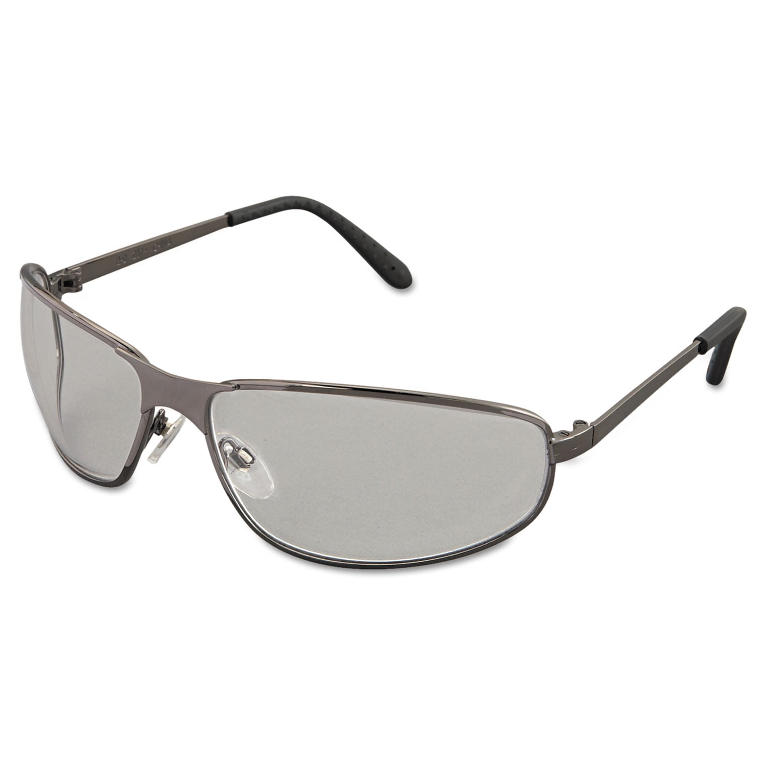 Honeywell Tomcat Safety Glasses, Gun Metal Frame, Clear Lens