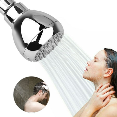 EEEkit 3 Inch High Pressure Shower Head - Best Pressure Boosting, Bathroom Showerhead Wall Mount Nozzle Fixed Showerhead, Bathroom Showerhead For Low Flow Showers - (The Best Shower Head)