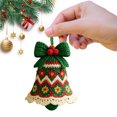 thumbnail image 4 of Kit Naves Navidad Santa Claus Bell Adorno para Un Amigo Y Familia () Verde, 4 of 9