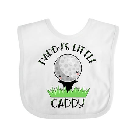 

Inktastic Daddy s Little Caddy Cute Golf Ball Gift Baby Boy or Baby Girl Bib