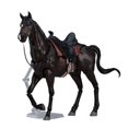 thumbnail image 3 of Figura de caballo modelo caballo estatuilla decoración del hogar colección muñeca juguetes regalos adorno negro, 3 of 9