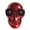 Red RD, variant on Latrodar Portable Skeleton Skull Bluetooth Wireless Speaker Crafted with Care een Wireless Speaker Red 4x3.6 Inch Home Tools