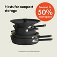 thumbnail image 2 of 9-Piece Ceramic Nonstick Cookware Set with EverGood Coating for All Stovetops, 2 of 7