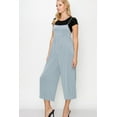 thumbnail image 3 of Women Casual Bib Loose Fit Adjustable Spaghetti Strap Cropped Pants Jumpsuits Sleeveless Romper Jumpsuit, 3 of 5