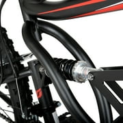 Hyper Bicycles 26 Shocker Mountain Bike, Adult Ages 14+, Black/Red