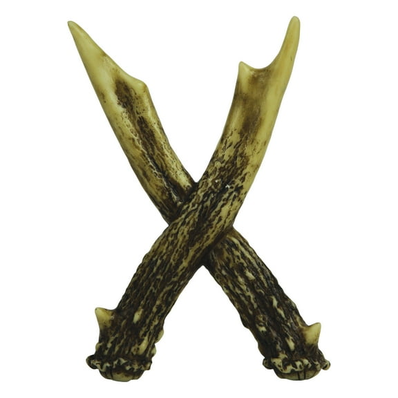 Rivers Edge Products Faux Deer Antler Letters Wall Decor, 8-Inch Resin Wall Mounted Decorative Alphabet Letters, Monogram Home Decor, Rustic Wall Art and 3D Antler Decor, Letter X