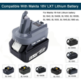 thumbnail image 4 of Adaptador de batería V6 compatible con batería de litio Makita BL1850 BL1835 BL1830 para repuesto para Dyson V6 SV04 SV03 DC59 DC58 DC62 SV09 SV05 batería de aspiradora inalámbrica, 4 of 7