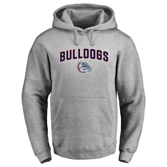 Men's Ash Gonzaga Bulldogs Proud Mascot Pullover Hoodie