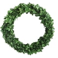 thumbnail image 1 of Round Boxwood Wreath, 9.75", Green, 1 of 2