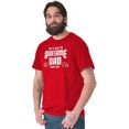 thumbnail image 3 of This is What Awesome Dads Look Like Men's Big & Tall Crewneck Graphic Tee Brisco Brands 3X, 3 of 5