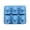 B001- Blue, variant on Silicone Ice Tray, Cute Animal Mold, Silicone Ice Mold, Fondant Mould for Birthday Cake Decoration, 6X5X2.5 in Gray Silicone Tray, Flexible Easy-Release Mold for Making Jelly