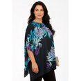 thumbnail image 3 of Roaman's Women's Plus Size Georgette Poncho, 3 of 4