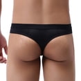 thumbnail image 6 of Summer Code Men's Thong Underwear Elastic Micro Mesh Bikini Briefs, 6 of 7