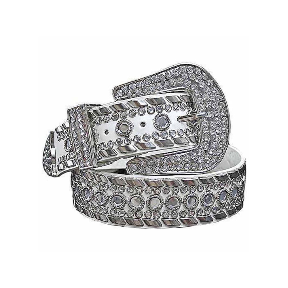 Rhinestone Studded Western Belt For Women