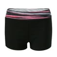 thumbnail image 4 of ¡Rebajas! Trajes de baño tankini Prolriy para mujer, trajes de baño tankini de dos piezas con espalda en T y shorts tipo bóxer, trajes de baño deportivos para mujer, talla M, rosa, 4 of 8