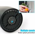 thumbnail image 4 of Queilt Kitchen Sink Spray Faucet, 360° Rotating Aerator Kitchen Faucet, 3 Mode Kitchen Faucet Nozzle, for FM22 Kitchen Faucet Aerator (Black), 4 of 5