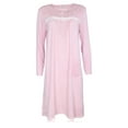 thumbnail image 4 of JEFFRICO Womens Long Sleeve Nightgowns Sleepwear Soft Pajama Dress Nightshirts, 4 of 6