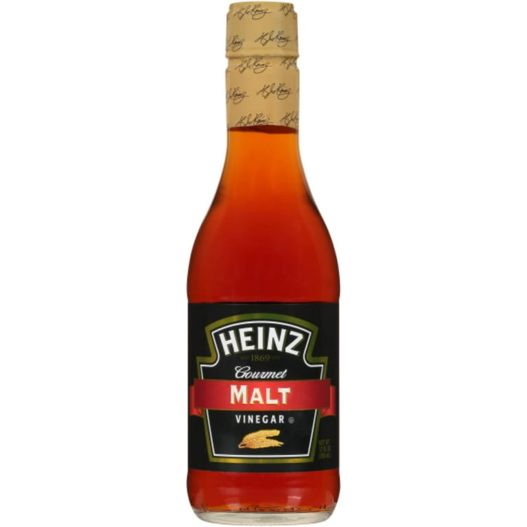 Heinz Gourmet Malt Vinegar, 12 fl oz Bottle (Pack of 3) Made with