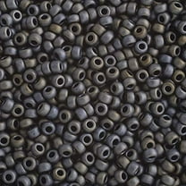 Miyuki Japanese Glass Seed Beads 22gms 11/0 in Silver Gray Matte Metallic