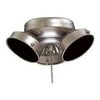 Minka-Aire 3 Bulb Light Kit - Brushed Steel - K33-L-BS