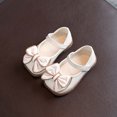 thumbnail image 3 of Shoes Gift for Girls Baby Girl Mary Jane Flats Dress Shoes - Infant Newborn Shoes Anti-Slip Soft PU Leather Party School Wedding Princess Little Girl Shoes 12 Months-6 Years Save Big, 3 of 6