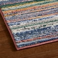 thumbnail image 3 of Everloom Magnolia Merry Abstract Striped Area Rug, Red/Blue, 3'11"x5'6", 3 of 7