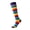 Purple, variant on Womens Athletic Rainbow Socks Colorful Compression Calf Socks Moisture Wicking Sport Socks Breathable Knee High Socks Energetic Workout Outfits Fitness Running Sock