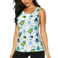 thumbnail image 2 of Haiem Cartoon Sea Creatures Workout Tank Tops for Women, Athletic Sports Slim-Fit Tank Tops, Compression Sleeveless Dry Fit Shirts,Athletic Shirt-Small, 2 of 9
