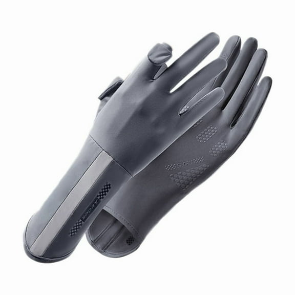 UV Protection Gloves Driving Gloves Women, Full Finger UV Gloves Sun Gloves Sun Protection Gloves, Thin Gloves Dark Gray