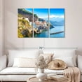 thumbnail image 2 of Elephant Stock Amalfi Coast Daylight Wall Art - Horizontal Multi Panel Canvas - Living Room Wall Decor - Beach Multi Panel - Blue And Green Decor - 45" x 28", 2 of 4
