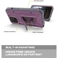 thumbnail image 4 of ArmadilloTek Vanguard Case Compatible with iPhone 12 Pro Max (6.7 inches) Military Grade Full-Body Rugged with Built-in Screen Protector and Kickstand - Purple, 4 of 4