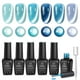 thumbnail image 1 of Set de esmaltes de uñas Beetles Blue Cat Eye Gel 6 colores Summer, 1 of 6