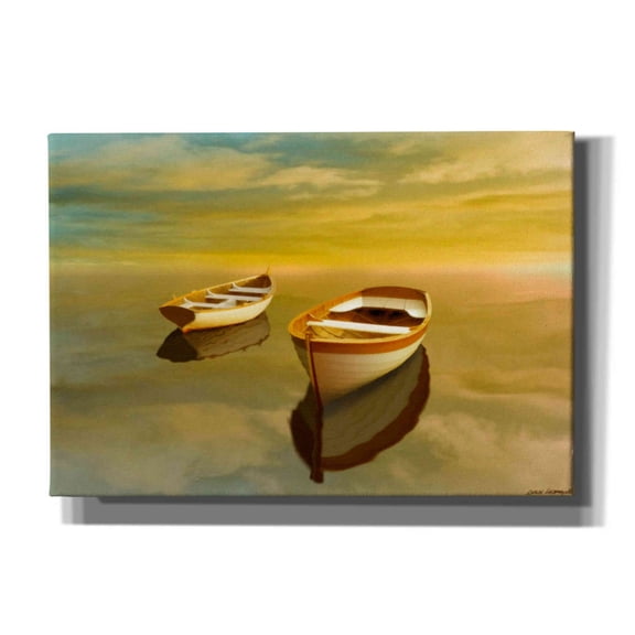 Epic Graffiti 'Summer Sunset ' by Carlos Casamayor, Canvas Wall Art, 26"x18"